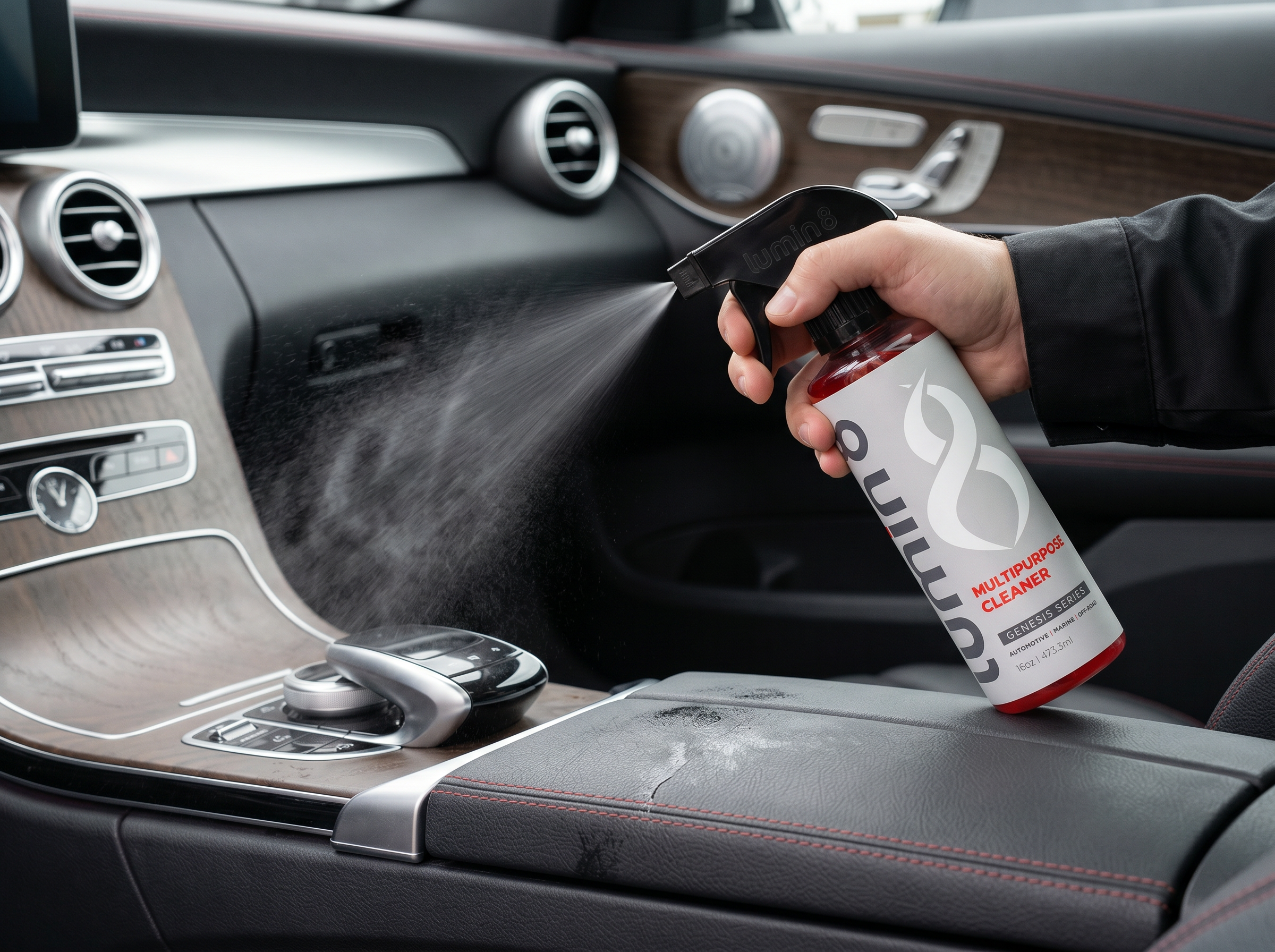 Lumin8 Multipurpose Cleaner for Dirty Interior